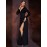 [Sequin Formal Dress] Elegant Sequin V-Neck Long Sleeve A-Line Dress | Women's Floor-Length Formal Party Gala Evening Gown with Waist-Cinching & High Slit