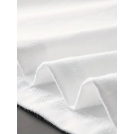 Women'S Casual Short Sleeve T-Shirt with Lion Graphic Design - 