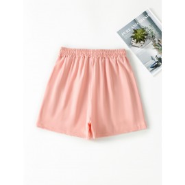 Women's Summer Shorts 3pcs | Quick-Dry Polyester | Elastic Waistband with Drawstring | Geometric Print | Multi-Color Casual & Beach Wear | Lightweight, Non-Stretch Fabric | All-Season Comfort Fit