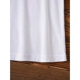 1pc Gradient Three-Stripe TOMMY Printed Women'S Summer Casual Sports T-Shirt Pullover Made of Comfortable And Smooth Polyester And Spandex Short-Sleeve Top.