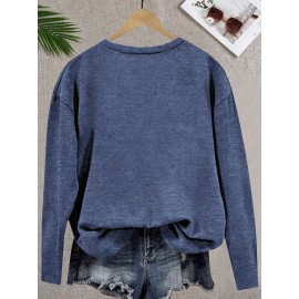 [Vintage Floral Tee] Soft Vintage-Inspired Women's Floral Print Long Sleeve T-Shirt | Machine Washable, Multi-Color Options S-XXL, Nontransparent Material, Casual Top for Spring Summer Fall