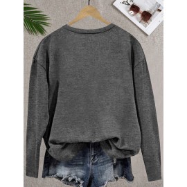 [Vintage Floral Tee] Soft Vintage-Inspired Women's Floral Print Long Sleeve T-Shirt | Machine Washable, Multi-Color Options S-XXL, Nontransparent Material, Casual Top for Spring Summer Fall