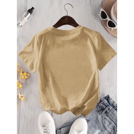 Women's Casual Graphic T-Shirt with 