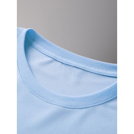 Stitch Graphic Print T-Shirt - Casual & Comfortable Crew Neck with Double Shoulder Straps, Breathable Summer Essential, Red with Blue Stitch Design, Perfect for Parties & Casual Attire, Casual Summer Top | Playful Print Tee | Comfortable Fit