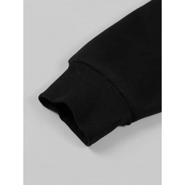 [Disney Women's Fashion Hoodie] 1pc Disney Luxurious Winter Large Size Women's Fashion Hoodie, Toy Story Theme, Maleficent, Printed Hoodie Sports Top, Street Style Women's Zip-Up Sweatshirt, Suitable for Gifting