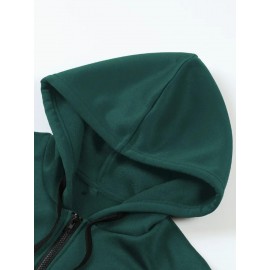 Plus Size Stitch Graphic Hoodie - Cute Cartoon Print with Hearts & Stars, Zip-Up Pullover with Pockets, Machine Washable, Black & Pink, Perfect for Casual Wear, Parties, and Holidays, Casual Wear Hoodie | Playful Design | Stretchy Fabric, Disney Shirts