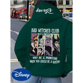 Disney Women'S Villain-Themed Zip-Up Hoodie - 