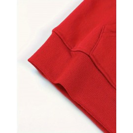 Women'S Plus Size Playtime Mary Cat & Pals Hoodie - Cozy Cartoon Print Pullover with Front Zipper, Machine Washable, Comfortable Fall/Winter Casual Sweatshirt, Oversized Hoodie