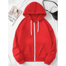 Women's Plus Size Hooded Zipper Jacket - 3-Panel Cartoon Cat Print with Pink Bows, 100% Polyester Machine-Washable Spring/Fall Casual Outerwear, Gift for Fans, Fall Fashion, Playful Design, Comfortable Fit, Cozy Outerwear, Fashion Lovers