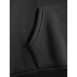 Women'S Calvin Graphic Hoodie - Black with Golden Lettering, Cozy Fall/Winter Pullover Sweatshirt, Hooded Sweatshirt for Everyday & Formal Outfits, Casual Wear, Trendy Design, Comfortable Fit, Stylish Hoodie, Fashion Lovers