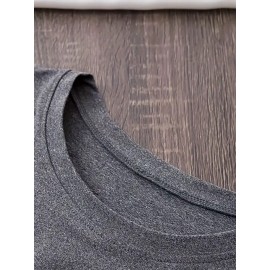 Plus Size - Women'S Plus Size Halloween Cat Print T-Shirt - Black Casual Crew Neck Tee with Playful Cartoon Cats, Breathable & Comfortable for Casual Attire, Halloween Shirts