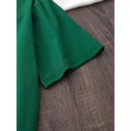 Plus Size - Women'S Plus Size Halloween Cat Print T-Shirt - Black Casual Crew Neck Tee with Playful Cartoon Cats, Breathable & Comfortable for Casual Attire, Halloween Shirts