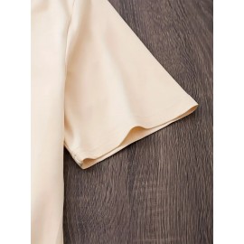 Plus Size - Women'S Plus Size Halloween Cat Print T-Shirt - Black Casual Crew Neck Tee with Playful Cartoon Cats, Breathable & Comfortable for Casual Attire, Halloween Shirts