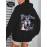 [Disney Women's Fashion Hoodie] 1pc Disney Luxurious Winter Large Size Women's Fashion Hoodie, Toy Story Theme, Maleficent, Printed Hoodie Sports Top, Street Style Women's Zip-Up Sweatshirt, Suitable for Gifting